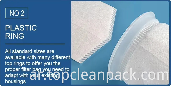 حقيبة تصفية PE ذات التدفق العالي منخفض التدفق على نطاق واسع